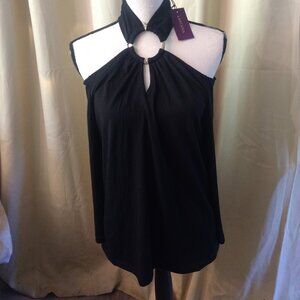 Lascana black cold shoulder blouse